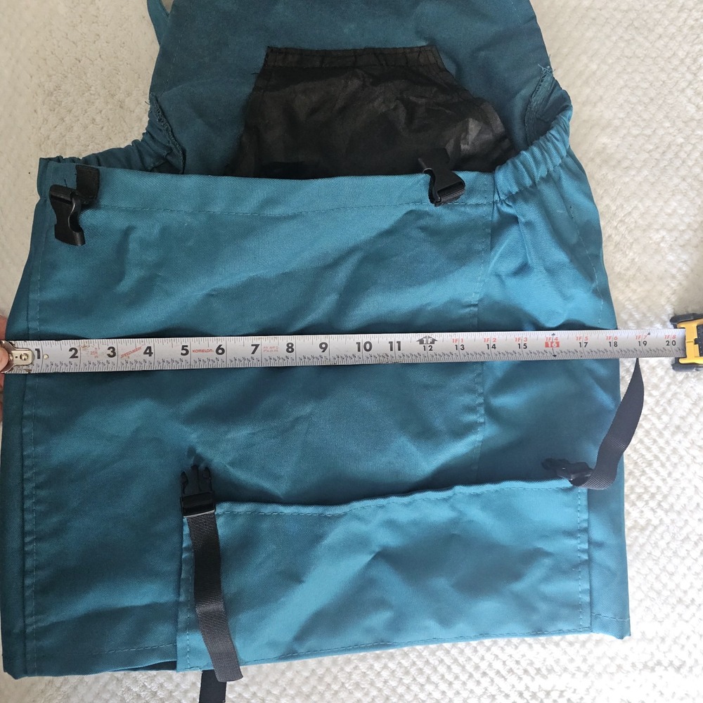 Jwthee Gardening Apron with Pockets‎ Adjustable Teal Harvest Bag - Picture 13 of 14